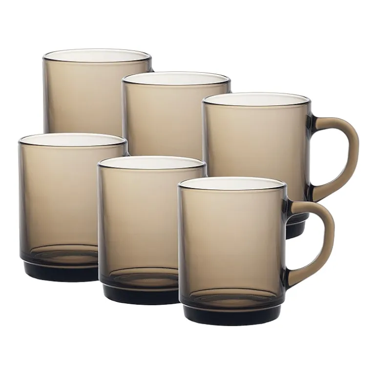 Duralex Versailles 6-pc. 8oz. Coffee Mug Set