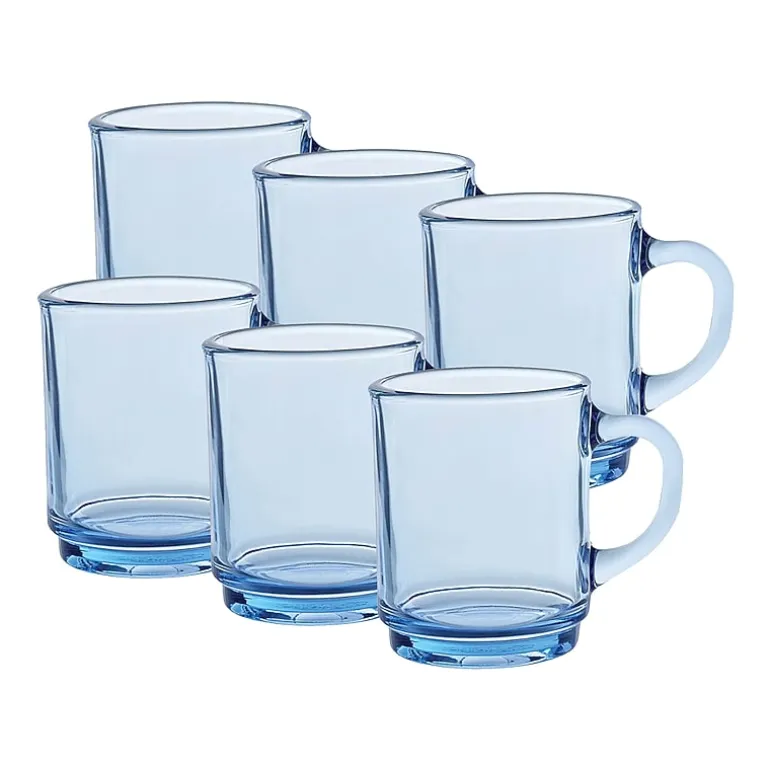 Duralex Versailles 6-pc. 8oz. Coffee Mug Set