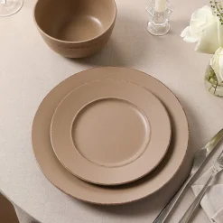 EARTH & CLAY Hazel 24-pc. Stoneware Dinnerware Set