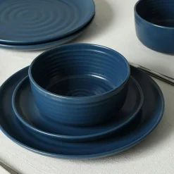 EARTH & CLAY Ion 24-pc. Stoneware Dinnerware Set