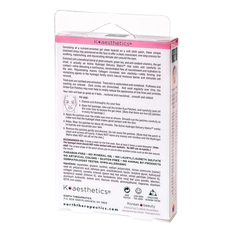 Earth Therapeutics Collagen Undereye Hydro Gel Patch
