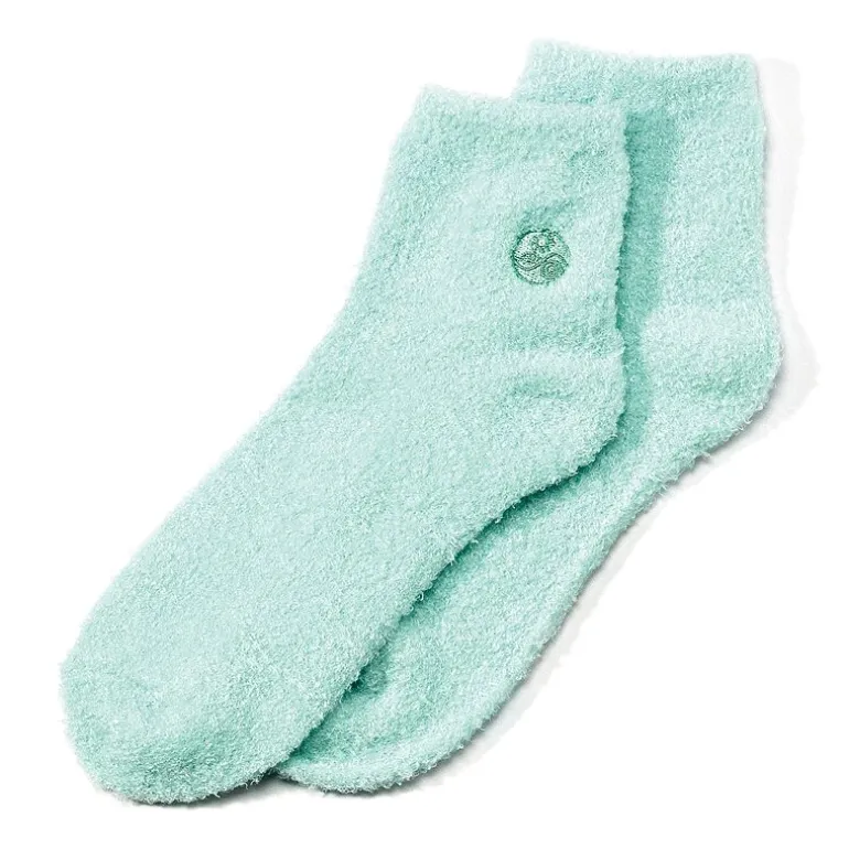 Earth Therapeutics Green & Multi Colored Aloe Moisturizing Socks