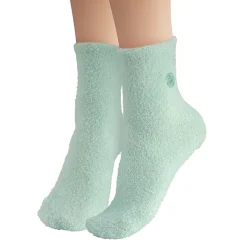 Earth Therapeutics Green & Multi Colored Aloe Moisturizing Socks