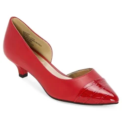 east 5th Dion Womens Pointed Closed Toe Kitten Heel Pumps