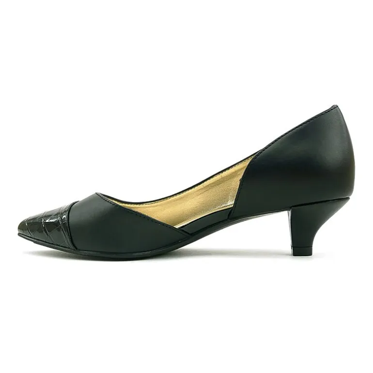 east 5th Dion Womens Pointed Closed Toe Kitten Heel Pumps