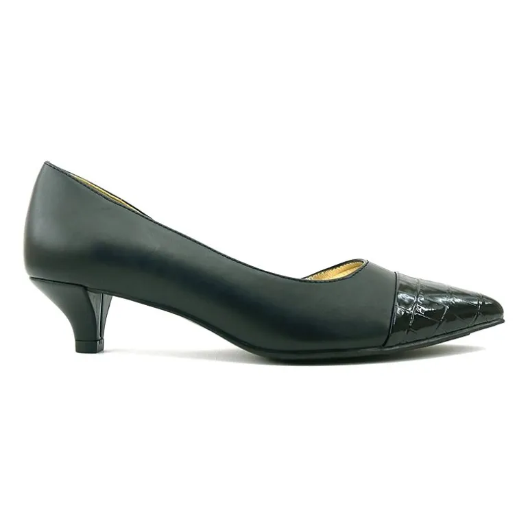 east 5th Dion Womens Pointed Closed Toe Kitten Heel Pumps