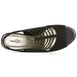 east 5th Neville Womens Round Peep Toe Block Heel Pumps