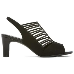 east 5th Neville Womens Round Peep Toe Block Heel Pumps