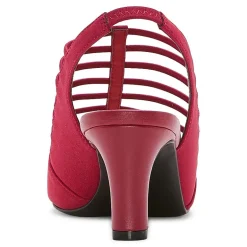 east 5th Neville Womens Round Peep Toe Block Heel Pumps