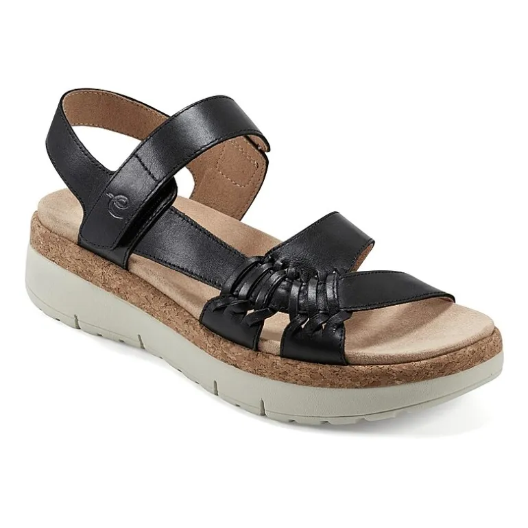 Easy Spirit Ilena Womens Adjustable Strap Footbed Sandals