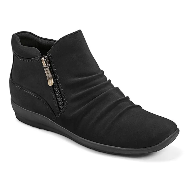Easy Spirit Womens Aleta Flat Heel Booties