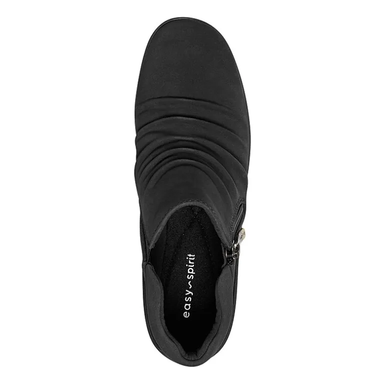 Easy Spirit Womens Aleta Flat Heel Booties