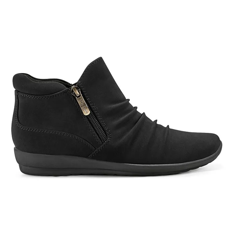 Easy Spirit Womens Aleta Flat Heel Booties