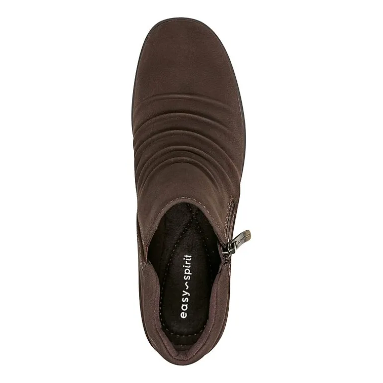 Easy Spirit Womens Aleta Flat Heel Booties