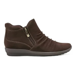 Easy Spirit Womens Aleta Flat Heel Booties