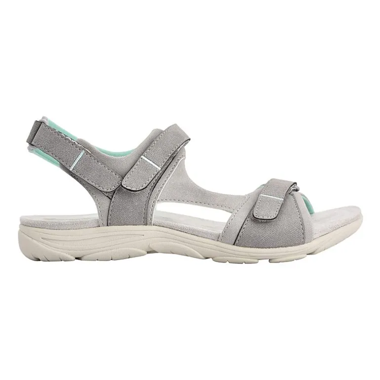 Easy Spirit Womens Lake Adjustable Strap Flat Sandals