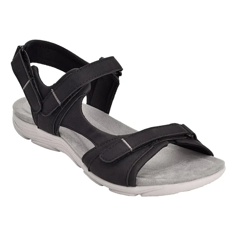 Easy Spirit Womens Lake Adjustable Strap Flat Sandals