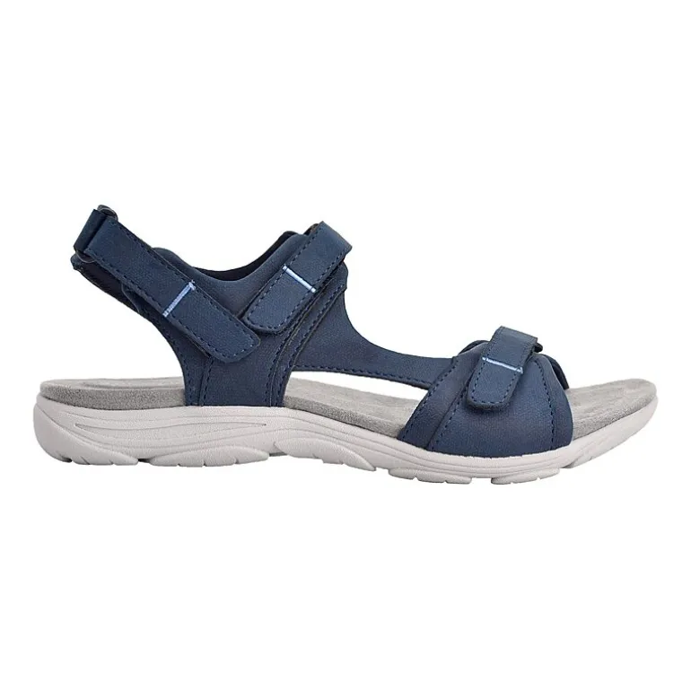Easy Spirit Womens Lake Adjustable Strap Flat Sandals
