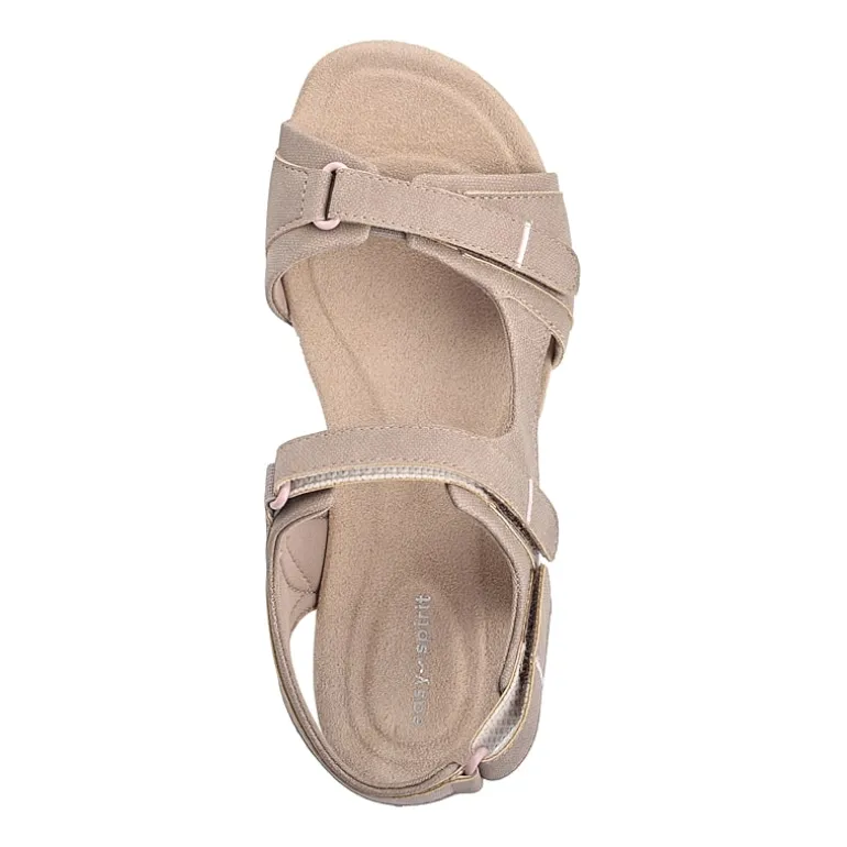 Easy Spirit Womens Lake Adjustable Strap Flat Sandals