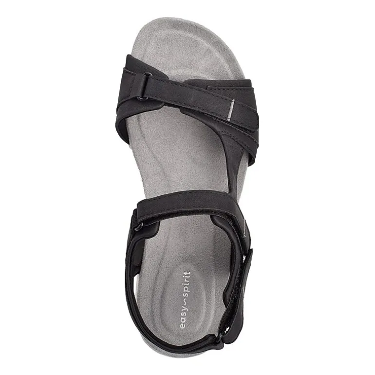 Easy Spirit Womens Lake Adjustable Strap Flat Sandals