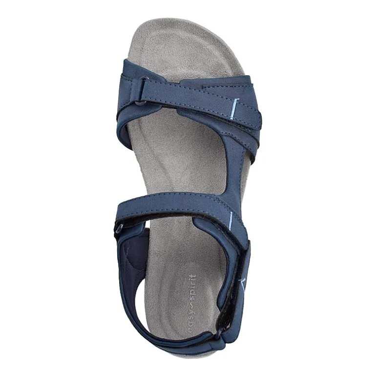 Easy Spirit Womens Lake Adjustable Strap Flat Sandals