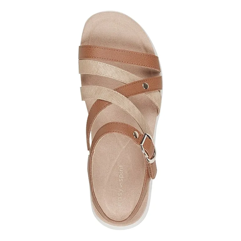 Easy Spirit Womens Wayan Adjustable Strap Flat Sandals
