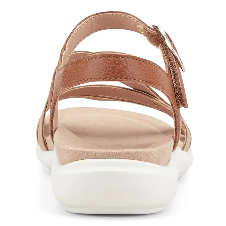 Easy Spirit Womens Wayan Adjustable Strap Flat Sandals