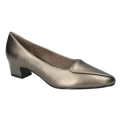 Easy Street Astrid Womens Almond Closed Toe Block Heel Pumps
