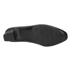Easy Street Astrid Womens Almond Closed Toe Block Heel Pumps