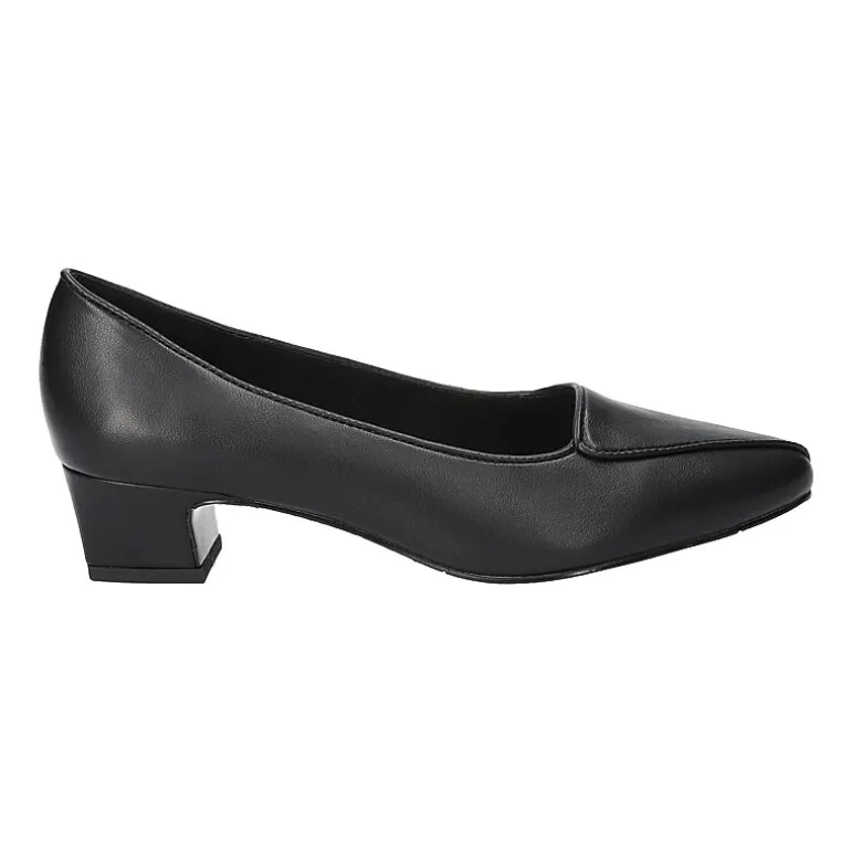 Easy Street Astrid Womens Almond Closed Toe Block Heel Pumps