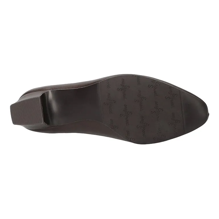 Easy Street Astrid Womens Almond Closed Toe Block Heel Pumps