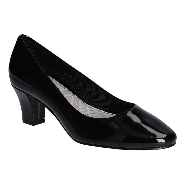 Easy Street Ballari Womens Round Stiletto Heel Pumps