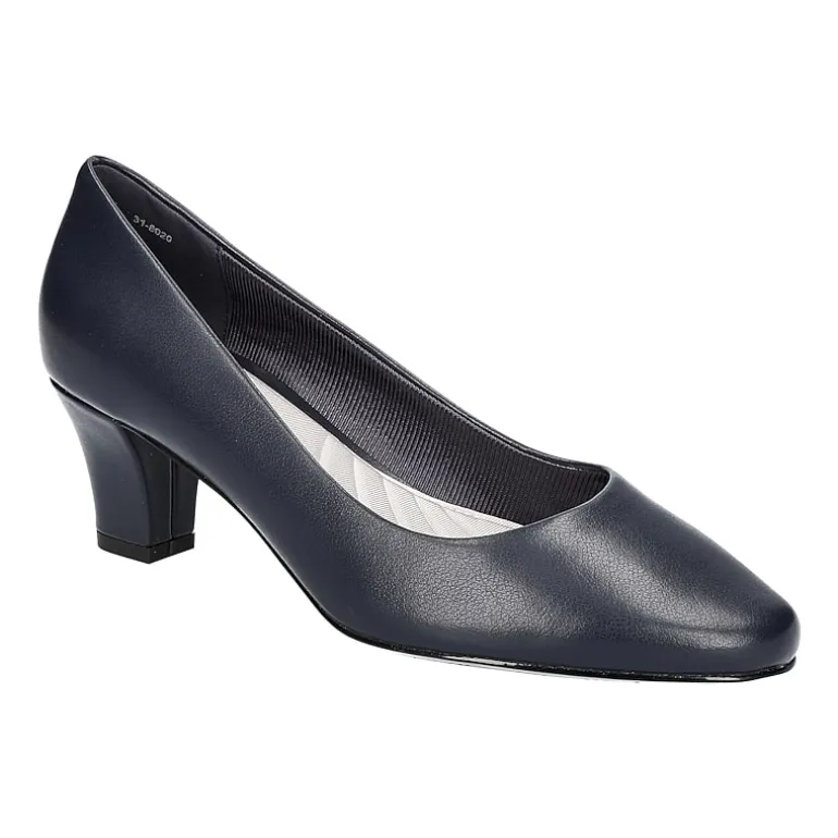 Easy Street Ballari Womens Round Stiletto Heel Pumps