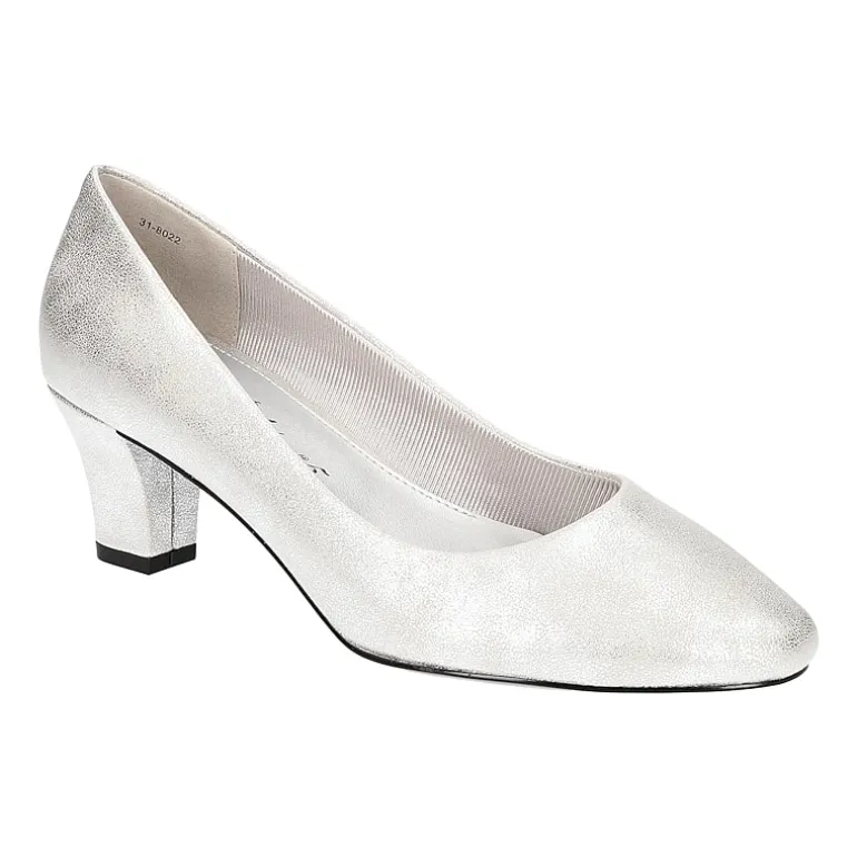 Easy Street Ballari Womens Round Stiletto Heel Pumps