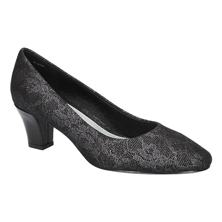 Easy Street Ballari Womens Round Stiletto Heel Pumps