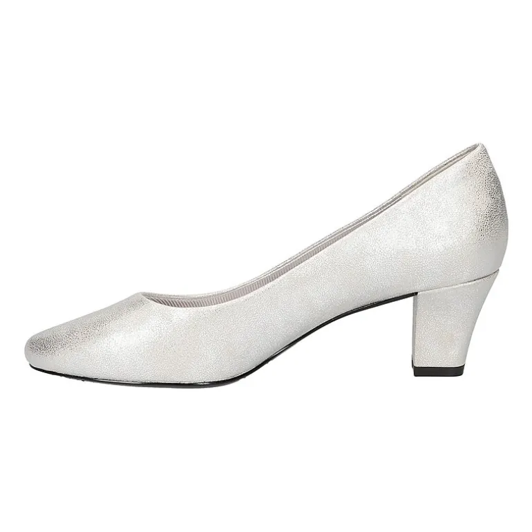 Easy Street Ballari Womens Round Stiletto Heel Pumps