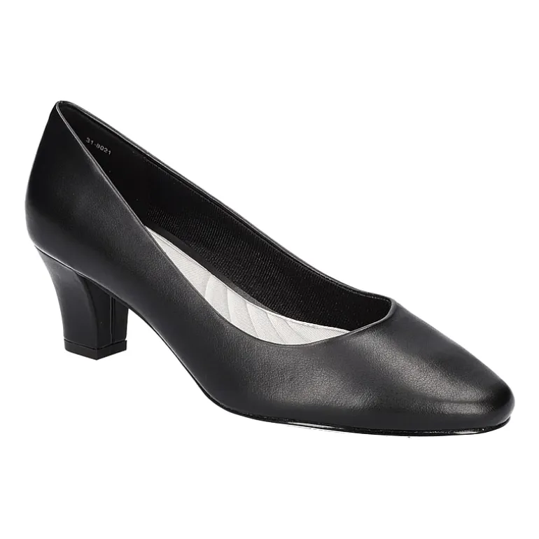 Easy Street Ballari Womens Round Stiletto Heel Pumps