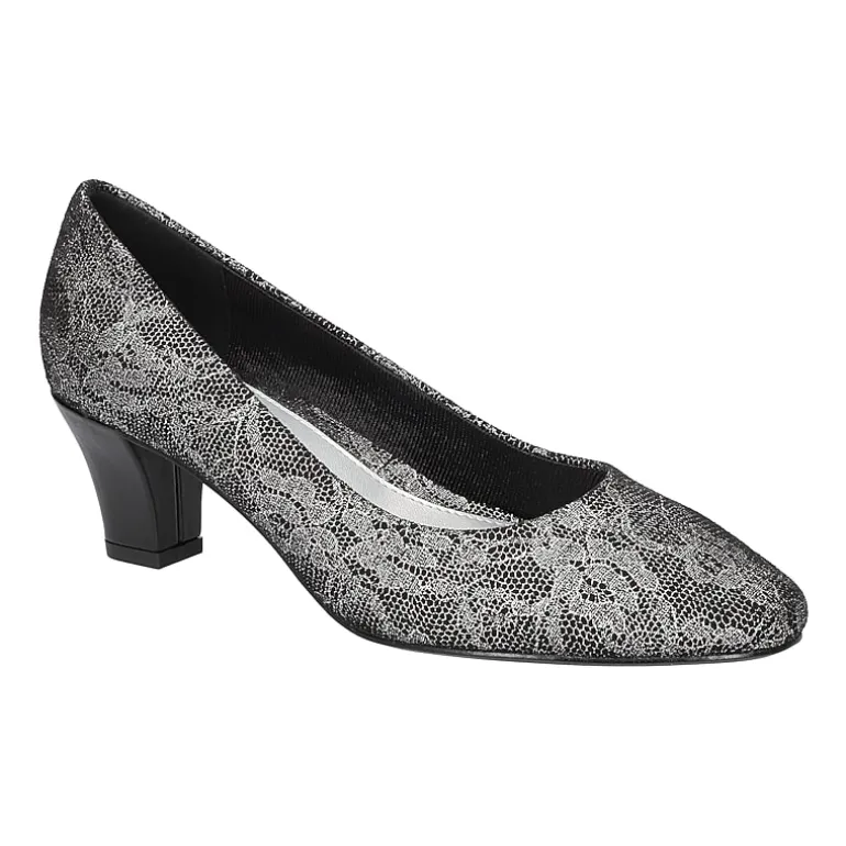 Easy Street Ballari Womens Round Stiletto Heel Pumps