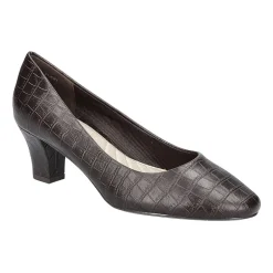 Easy Street Ballari Womens Round Stiletto Heel Pumps