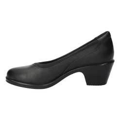 Easy Street Chyler Womens Round Closed Toe Block Heel Pumps
