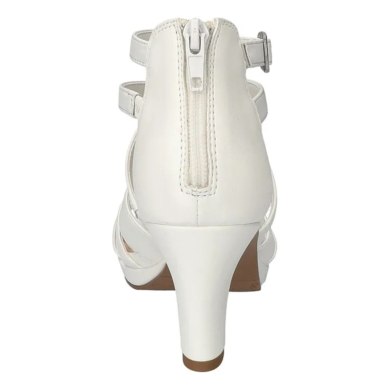 Easy Street Crissa Womens Round Open Toe Stiletto Heel Pumps