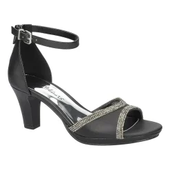 Easy Street Davina Womens Round Open Toe Stiletto Heel Pumps