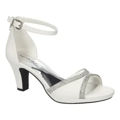 Easy Street Davina Womens Round Open Toe Stiletto Heel Pumps