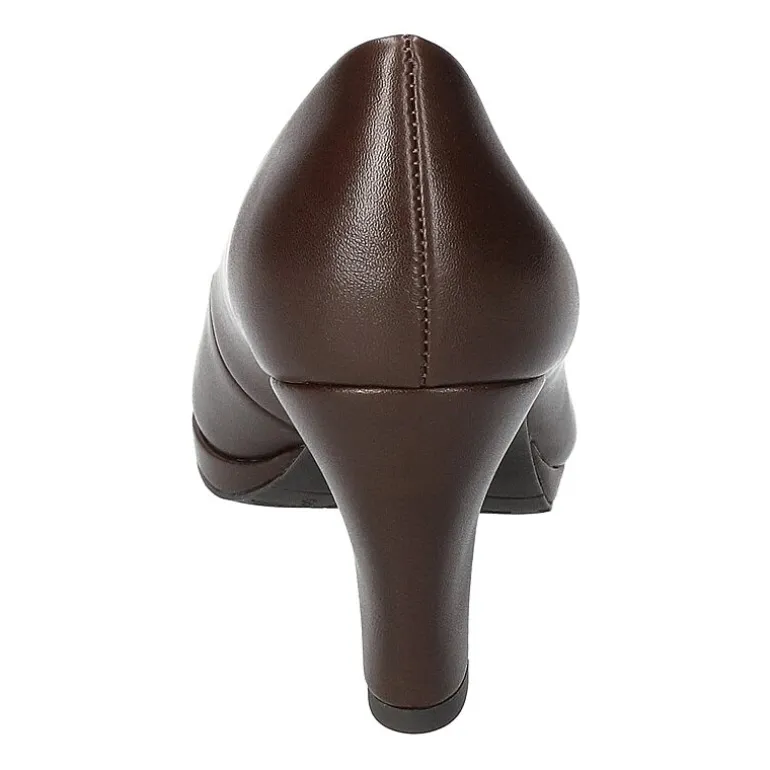 Easy Street Equinox Womens Round Stiletto Heel Pumps