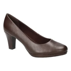 Easy Street Equinox Womens Round Stiletto Heel Pumps