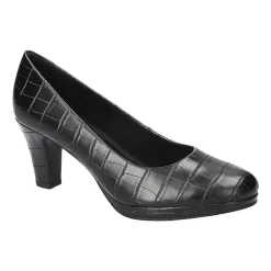 Easy Street Equinox Womens Round Stiletto Heel Pumps