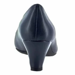 Easy Street Fabulous Womens Round Cone Heel Pumps