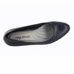 Easy Street Fabulous Womens Round Cone Heel Pumps