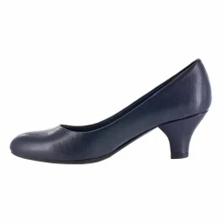 Easy Street Fabulous Womens Round Cone Heel Pumps