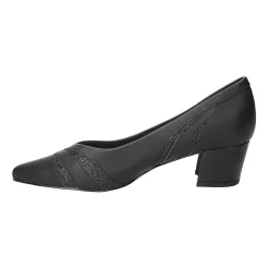 Easy Street Lizbeth Womens Pointed Closed Toe Block Heel Pumps